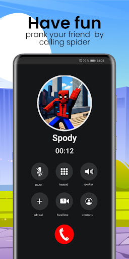 Spider hero man video call Screen 3