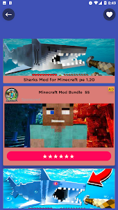 Sharks Mod for Minecraft pe