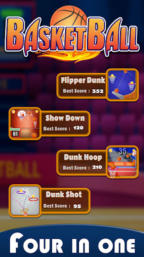 Android application Flipper Dunk Shot-Hoop Battle screenshort