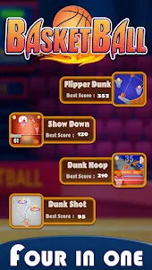 Flipper Dunk Shot-Hoop Battle