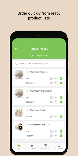 Android application Parwan Valley Mushrooms screenshort