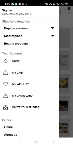 Android application BaiLokal screenshort
