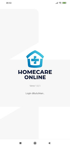 Android application Homecare ONLINE screenshort