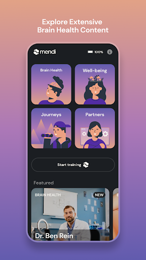 Screenshot of Mendi - Brain training