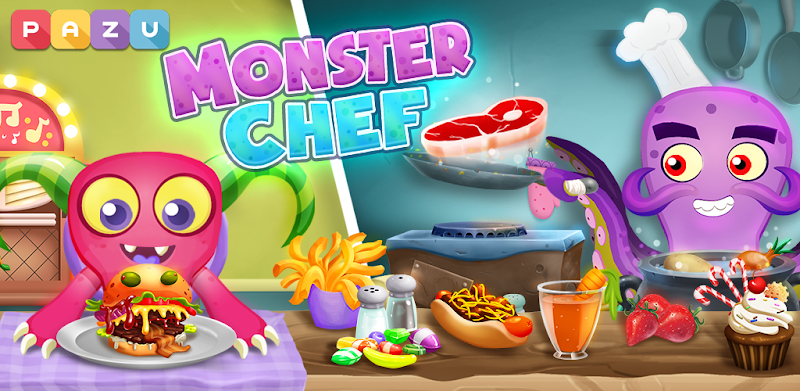 Monster Chef Kook spelletjes