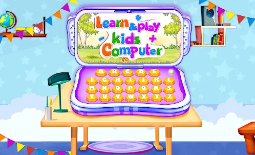 學習和玩耍兒童電腦：基礎教育的樂趣