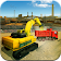 City Road Construction Vehicles Driver Sim 2018 icon