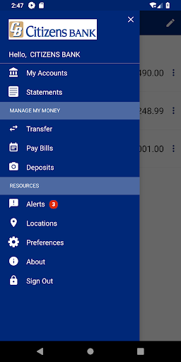 CitizensBank24 - Mobile Screen 2