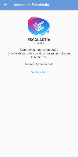 Android application ESCOLASTIA screenshort