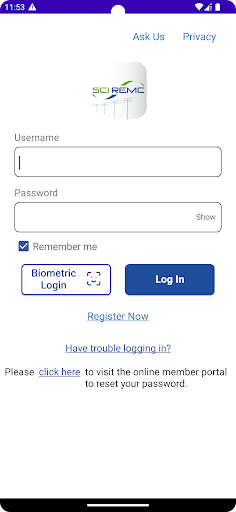 Android application SCI REMC Mobile screenshort