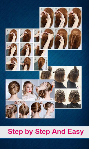 Download Girls Step by step hairstyle Free for Android - Girls Step by step  hairstyle APK Download 