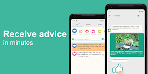 screenshot of CoVerse - Advice and Chat