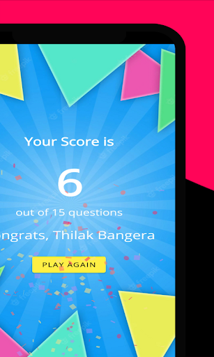 Android application Gk-Quiz screenshort