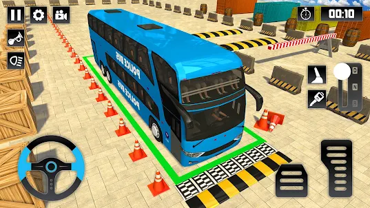 Police Bus Parking - parking