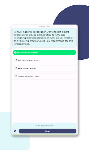 AWS CLF-C02 Quiz 700+ Question Screenshot 4 - AppWisp.com