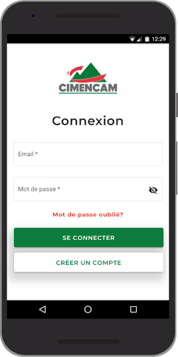 Android application MyCIMENCAM screenshort
