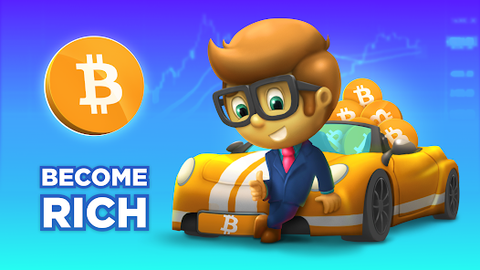 Screenshot 1 Crypto Idle Miner: Bitcoin Inc android
