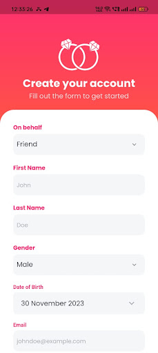 Android application Rewa Nikah Help Centre screenshort
