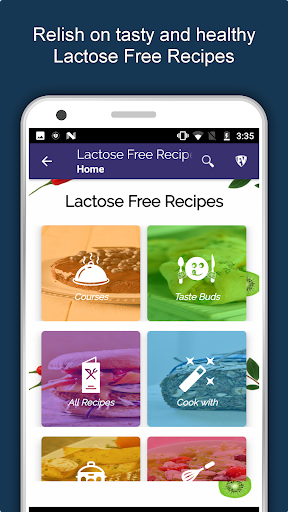 Lactose Free Food Recipes Screen 2