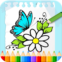 Flowers Coloring Book