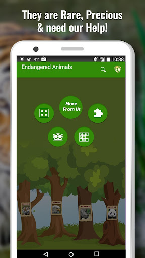 Android application Endangered Animals Offline App screenshort