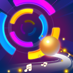 Cover Image of Herunterladen Tanzende Farbe: Smash Circles 2.5 APK