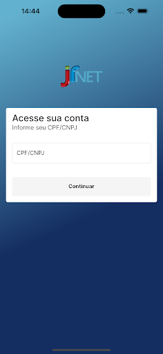Android application JRNET Provedor screenshort