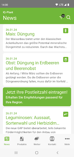 Android application IQ-Plant screenshort