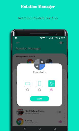 Rotation Manager Screen 2