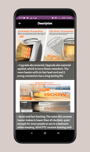 portable electric heater guide Screen 2