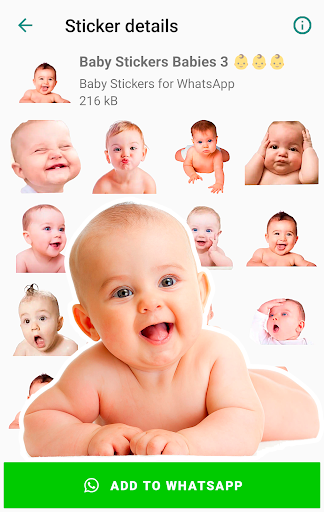 Baby Stickers for WhatsApp Screen 2