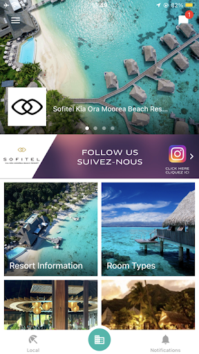 Android application Sofitel Kia Ora Moorea Resort screenshort