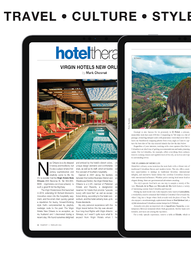 Screenshot of Passport Magazine