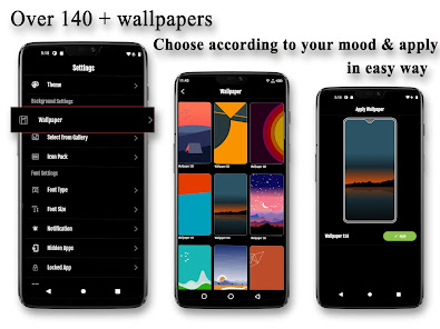 Captura de Pantalla 3 Infographic Launcher - HideApp android
