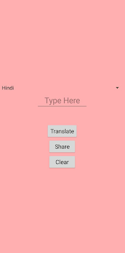 Android application Quick Translator screenshort