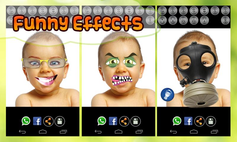Android application Fun Face Changer: Pro Effects screenshort