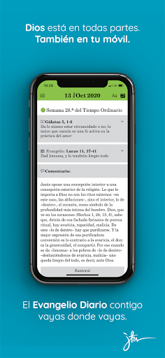 Android application Evangelio Diario en la Compañí screenshort