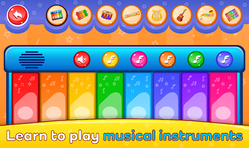 Android application Piano Kids Music Games & Songs screenshort