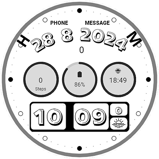 Watch Face 001 - AppWisp.com