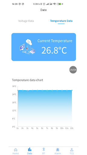 Android application TCS SMART BATTERY screenshort