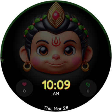 Hanuman Watch Face screenshot 9