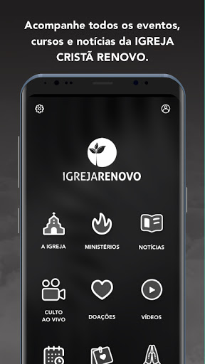 Android application Igreja Renovo screenshort
