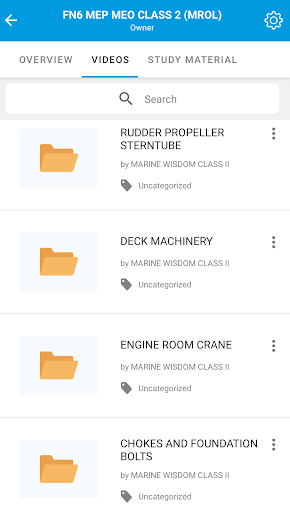 MEO class II MARINE WISDOM Screen 3