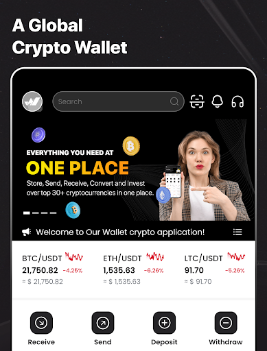 Android application Our Wallet screenshort