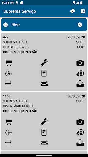 Suprema Serviço Screen 2