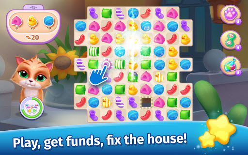 My Guest House - Fix the House with Match-3 Game