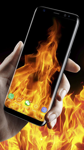 Android application 3D Fire Video Live Wallpaper P screenshort