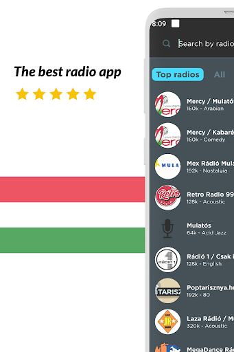 Radio Hungary online Screenshot 1 - AppWisp.com