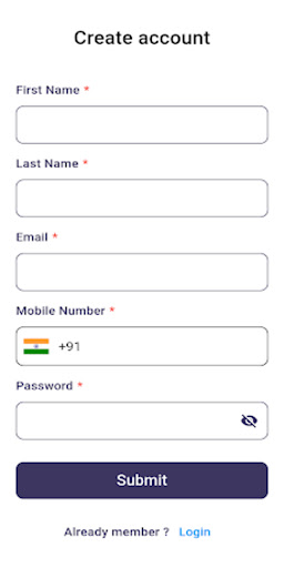 Android application Meedo - Customer screenshort