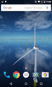 Screenshot 3 Coastal Wind Farm Wallpaper android